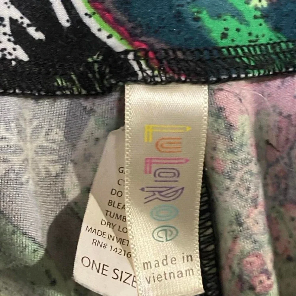 LulaRoe leggings multicolor legging one size best fits à teen (14-16). SKU-B500